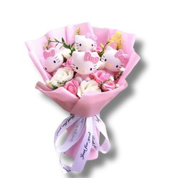 Pink Classic Hello Kitty Flower Bouquet