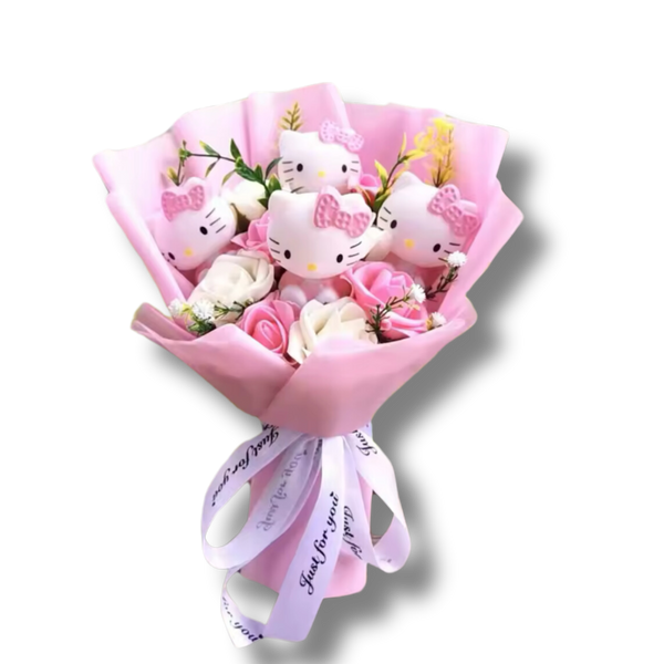 Pink Classic Hello Kitty Flower Bouquet