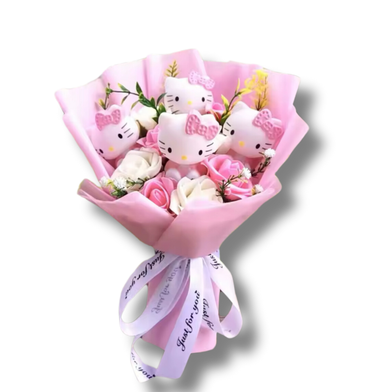 Pink Classic Hello Kitty Flower Bouquet