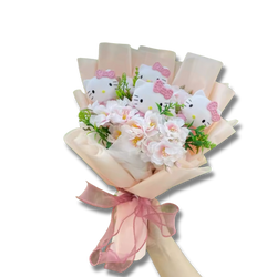 Light Pink Hello Kitty Flower Bouquet