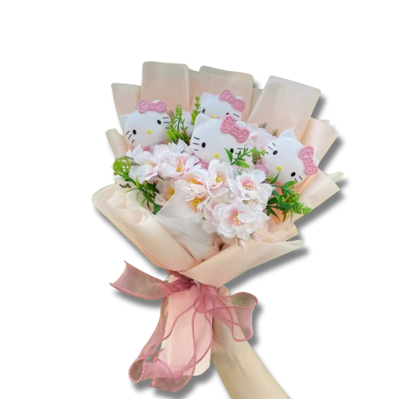 Light Pink Hello Kitty Flower Bouquet