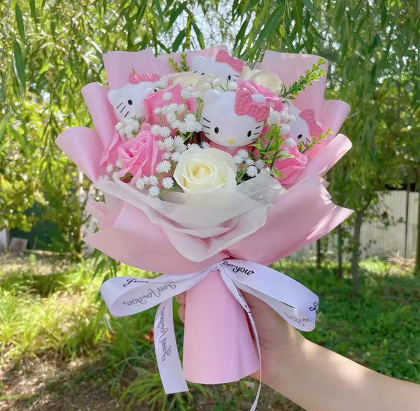 Pink Classic Hello Kitty Flower Bouquet