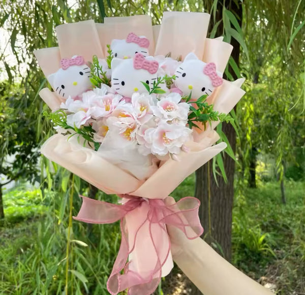 Light Pink Hello Kitty Flower Bouquet